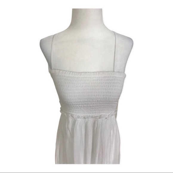 Kings Road White Spaghetti Strap Maxi Dress - Picture 2 of 4